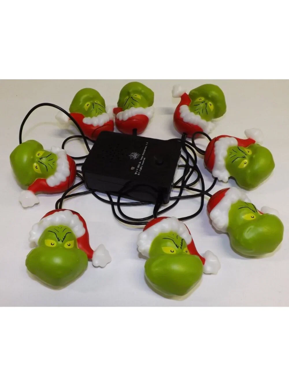 Gemmy Dr. Seuss The Grinch Projection Musical Light String 8 Lights See Video